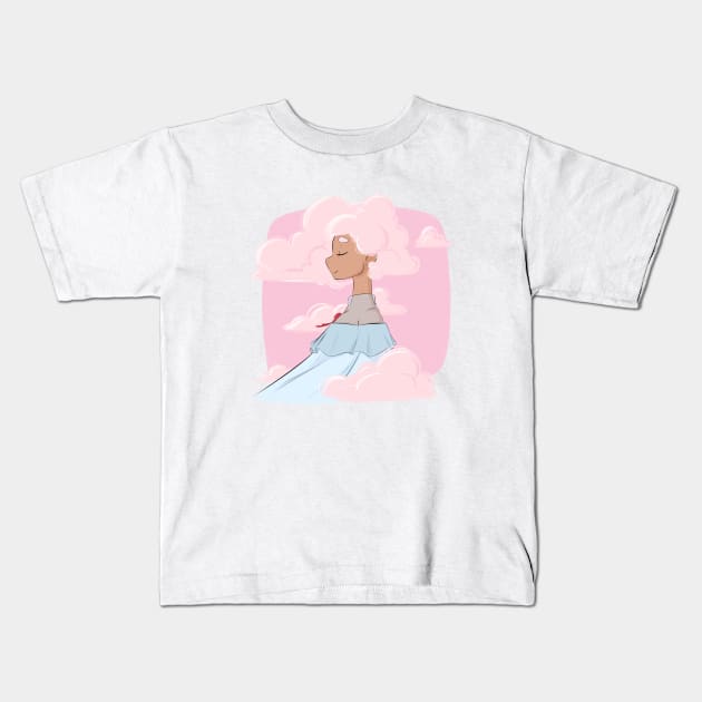 Cloudy Kids T-Shirt by DonCorgi